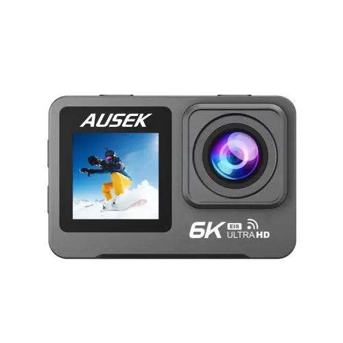 Ausek AT-M82TR 6k Weareless mic WiFi Waterproof Action Camera