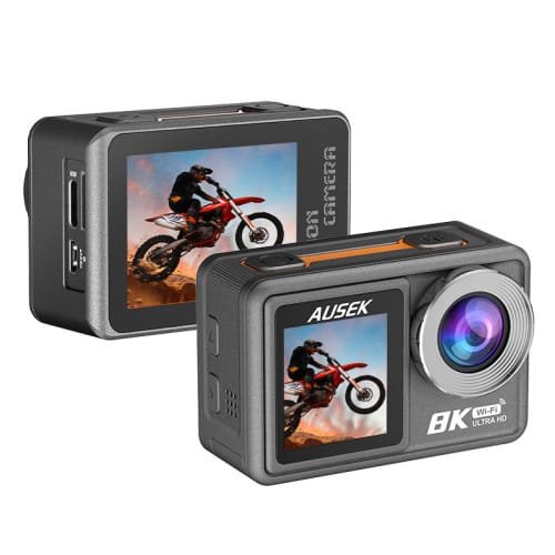 Ausek AT-M86TR 8k WiFi Waterproof Action Camera